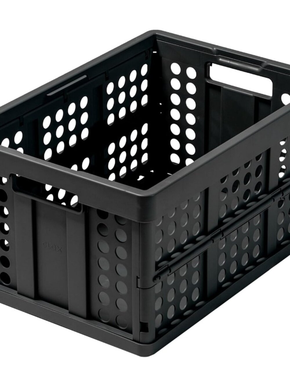 crate | folding box | basket | 48 qt 12 gal | black